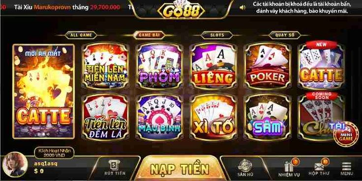 Game casino Go88 online có gì đặc biệt